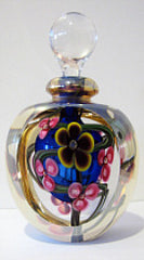 Roger Gandelman's Art Glass Perfume Bottle Signed by Artist