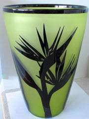 Correia Art Glass Vase Limited Edition Signed 49/500